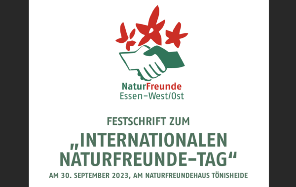 Festschrift zum „Internationalen NaturFreunde-Tag“